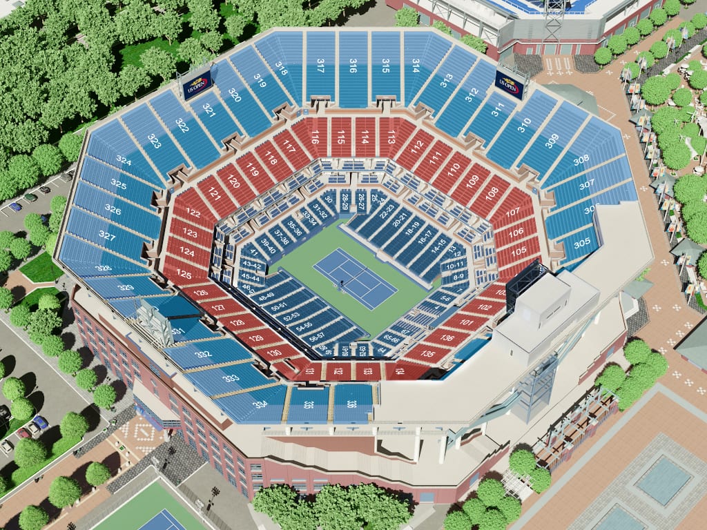 Us Open 3d Seating Chart