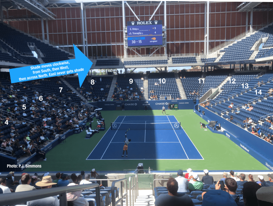 Us Open Tennis Seating Chart Louis Armstrong Stadium