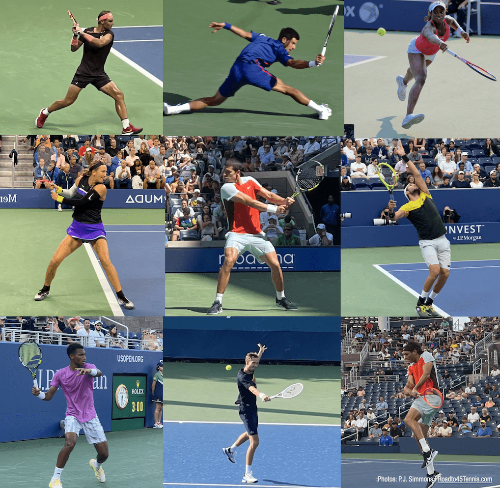 2023 US Open Tennis Collage